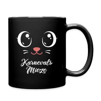 Kitty du Carnaval | Déguisement de Big Face - Mug uni - noir - Droite