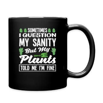 Ask My Reason Plant Lover - Full Colour Mug - black - Right
