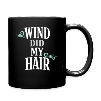 Les poils de mer s’en fichent - Mug uni - noir - Droite