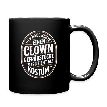 Remplacement du costume de clown du Petit-déjeuner de Clown Carnival - Mug uni - noir - Droite