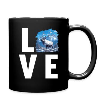 Renne Renne - Mug uni - noir - Droite