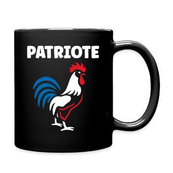 French rooster - Full Colour Mug - black - Right