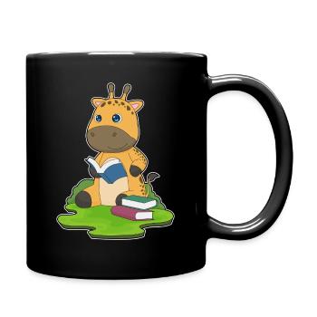 Livre des nerds de la girafe - Mug uni - noir - Droite
