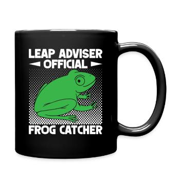 Frog Catcher Leap Adviser Official Frog - Tasse einfarbig - Schwarz - Rechts