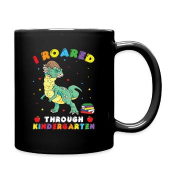  Kindergarten Outfit Dinosaur Costume - Full Colour Mug - black - Right