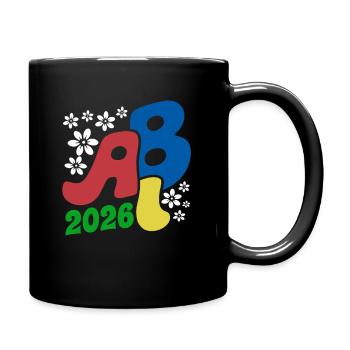 Don rétro Abitur ABI Blossoms 2026 - Mug uni - noir - Droite