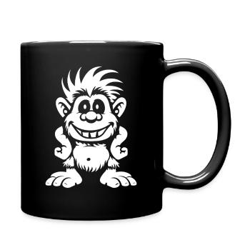 troll - Full Colour Mug - black - Right