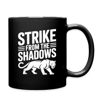 Strike from the Shadows - Full Colour Mug - black - Right