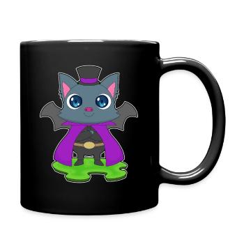 Chauve-souris Halloween Chauve-souris - Mug uni - noir - Droite