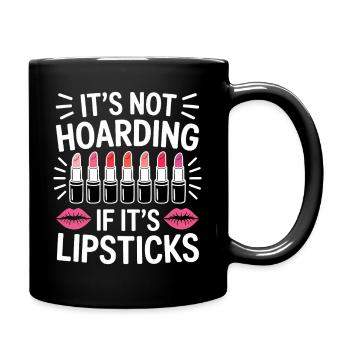 Présents drôles de rouge à lèvres - Mug uni - noir - Droite