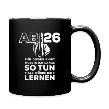 Abitur 2026 - J’ai dû étudier longtemps - Mug uni - noir - Droite
