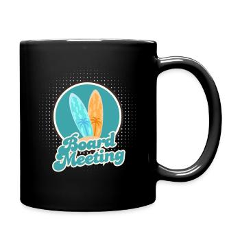Réunion du conseil de surf - Mug uni - noir - Droite