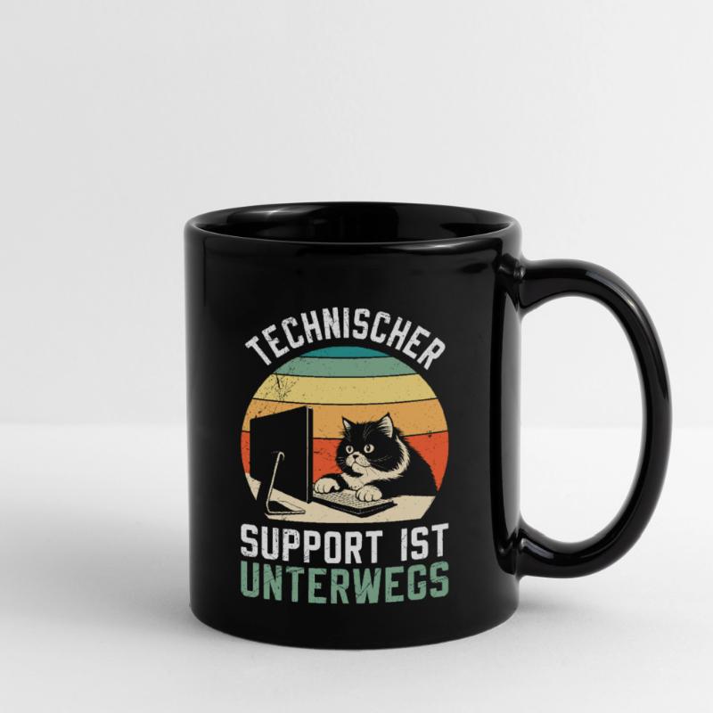 Computer TECHNICAL SUPPORT IS FUN ON THE GO Full Colour Mug
