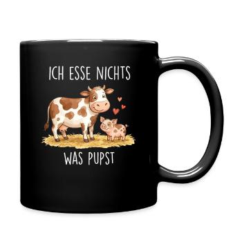Ich_esse_nixIch don't eat anything that farts - Full Colour Mug - black - Right