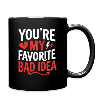 My favorite bad idea - Full Colour Mug - black - Right