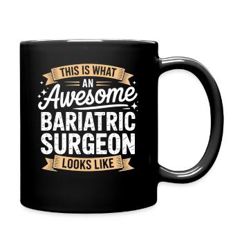 Bariatrischer Chirurg Look – Awesome - Tasse einfarbig - Schwarz - Rechts