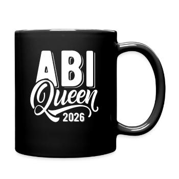 Abi Queen 2026 - Abitur - Spruch - Full Colour Mug - black - Right