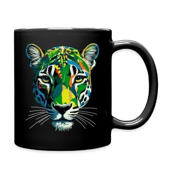 Colorful Panther - Full Colour Mug - black - Right