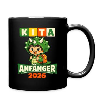 Daycare Beginners 2026 – Dino School Start - Full Colour Mug - black - Right