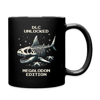 DLC Unlocked | Megalodon Shark - Full Colour Mug - black - Right
