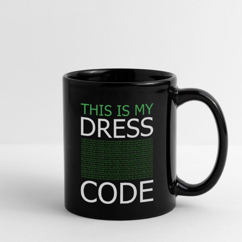 Voici mon code vestimentaire – Code vert Mug uni