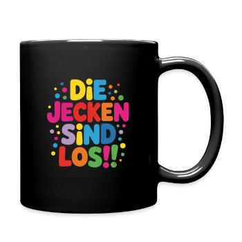 Costume du Carnaval de Jecken - Mug uni - noir - Droite