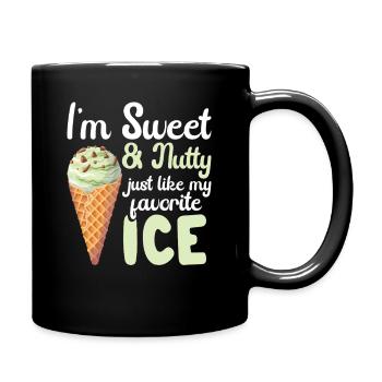 Chocolate Cream Lover Fresh Mint Chocolate - Full Colour Mug - black - Right