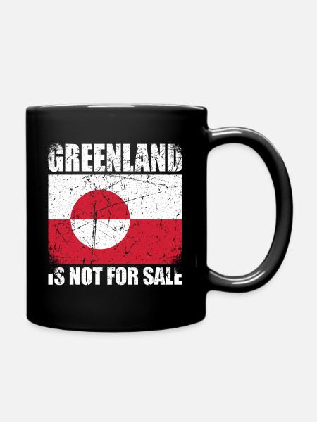 Greenland Is Not For Sale - Tasse einfarbig - Schwarz