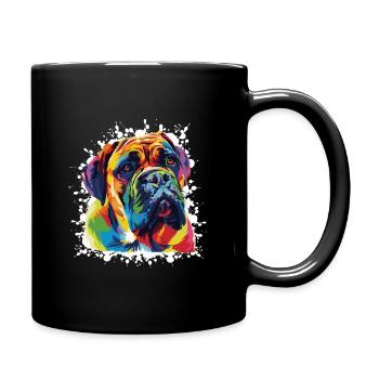 Boxer Dog Animal - Full Colour Mug - black - Right