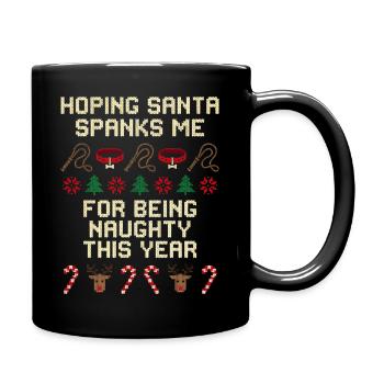 Punissez-moi pour mon comportement coquin – Una - Mug uni - noir - Droite