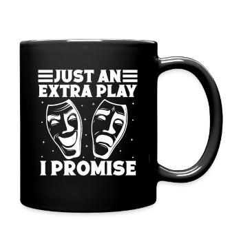 Théâtre Juste un acteur en supplément Théâtre musical - Mug uni - noir - Droite