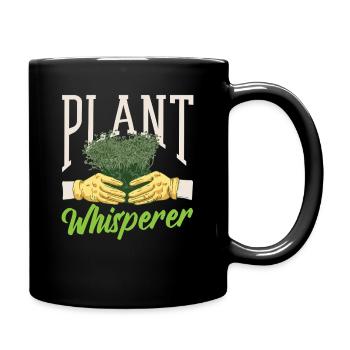 Plant Lovers Plant Whisperer Plants - Full Colour Mug - black - Right