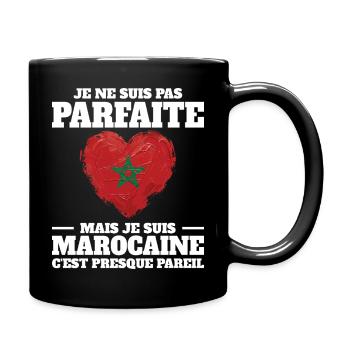 Je Suis Marocaine Femme Maroc - Mug uni - noir - Droite