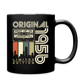 Vintage 1956 Né 70e anniversaire Rétro - Mug uni - noir - Droite