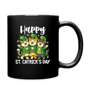 Frohen St. Catrick's Day irisch – St. Patrick's Day - Tasse einfarbig - Schwarz - Rechts