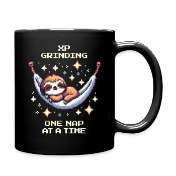 Farmer de l’XP avec des siestes | Paresse - Mug uni - noir - Droite