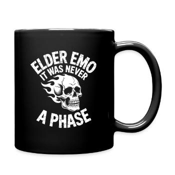 Elder Emo It Was Never a Phase - Full Colour Mug - black - Right