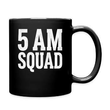 5AM SQUAD Morning Group - Full Colour Mug - black - Right