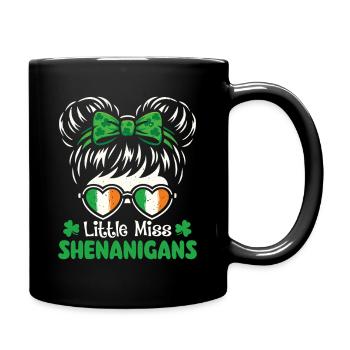 Petite Miss Pitreries St Patrick’s St. Paddys - Mug uni - noir - Droite