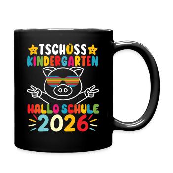 Bye bye kindergarten daycare graduates 2026 - Full Colour Mug - black - Right