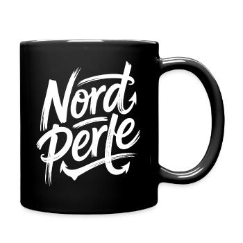 Nordperle Hamburg Nordsee Ostsee Norddeutsch Deern - Tasse einfarbig - Schwarz - Rechts