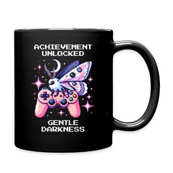 Gentle Darkness Unlocked | Soft Goth - Full Colour Mug - black - Right