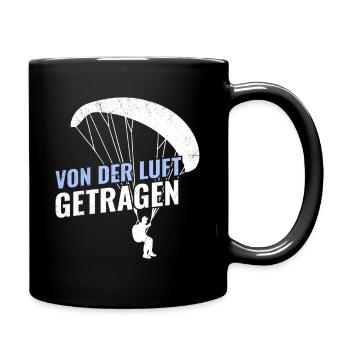 Parapente PORTÉ PAR L’AIR Plaisir - Mug uni - noir - Droite