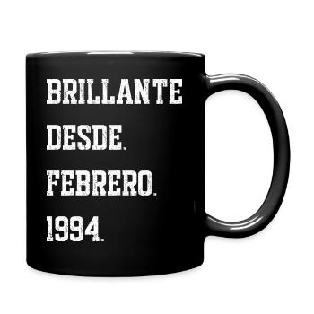 Date de naissance : février 1994 - Mug uni - noir - Droite