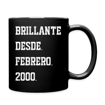 Anniversaires : février 2000 - Mug uni - noir - Droite
