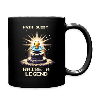 Main Quest: Raising a Legend | Parents - Full Colour Mug - black - Right