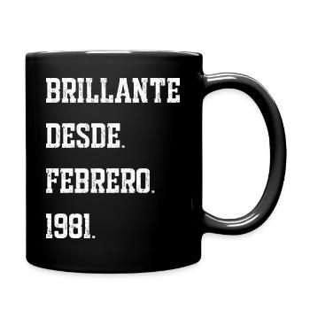 Anniversaire, février 1981 - Mug uni - noir - Droite