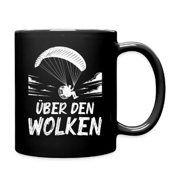 Parapente AU-DESSUS DES NUAGES Amusant - Mug uni - noir - Droite