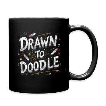 Gribouillis Dessins Dessins Dessin à Gribouillis - Mug uni - noir - Droite