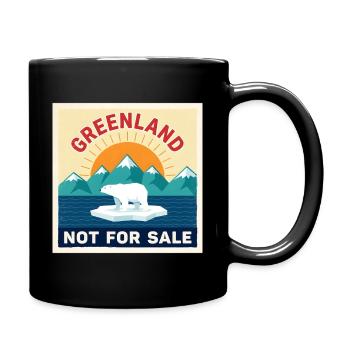 Groenland Pas à vendre Ours polaire - Mug uni - noir - Droite